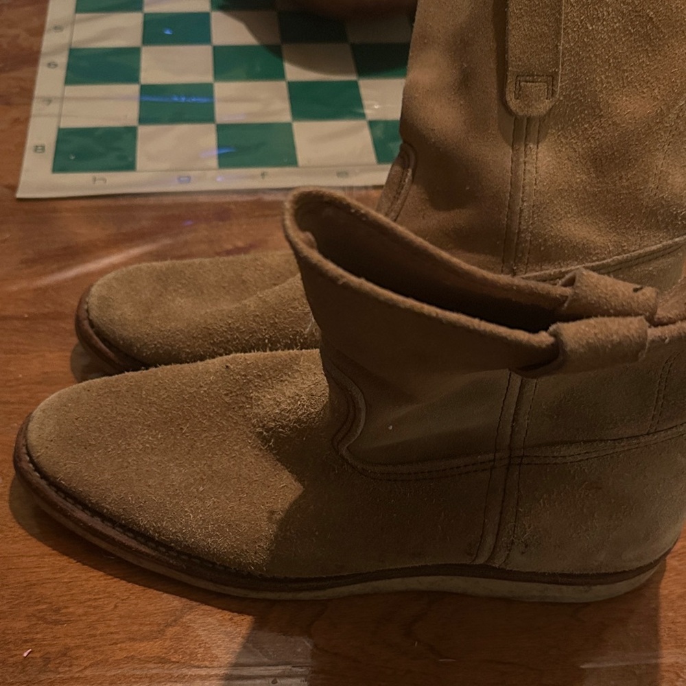 Red Wing Shoes suede boots vintage